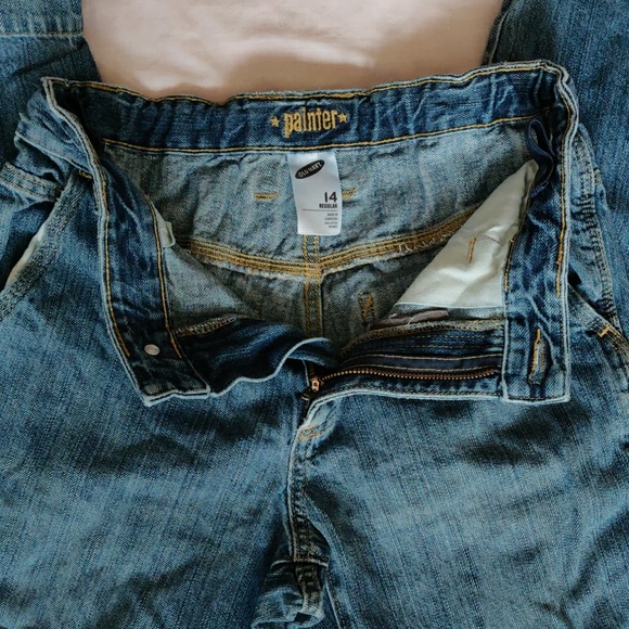 Old Navy boys adjustable waist painter denim jeans - Picture 4 of 8